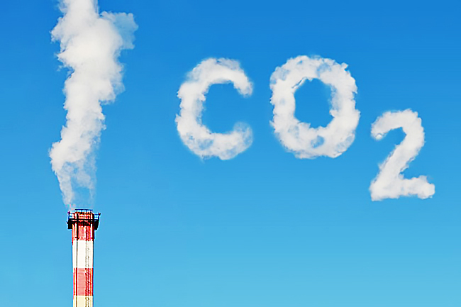 工业烟气排放二氧化碳